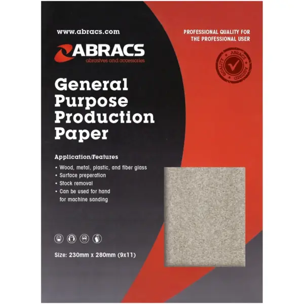 Abracs Sandpaper 120 Grit (1.5)