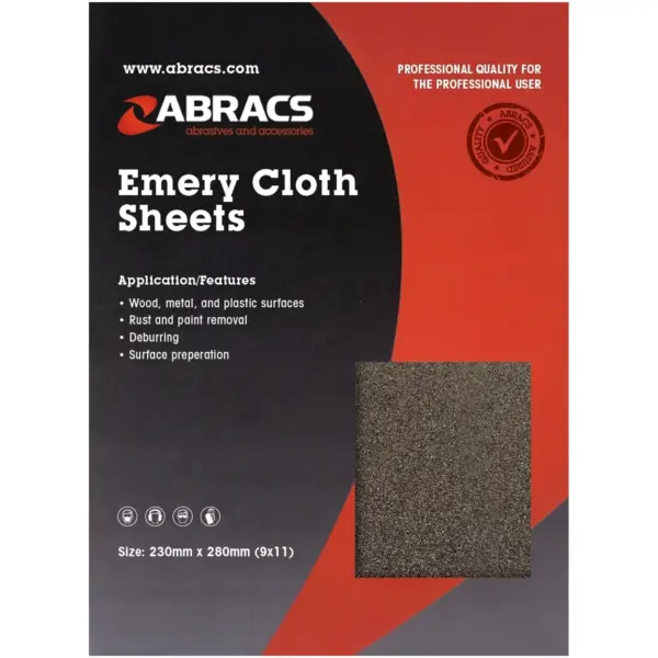Abracs Emery Cloth 80 Grit