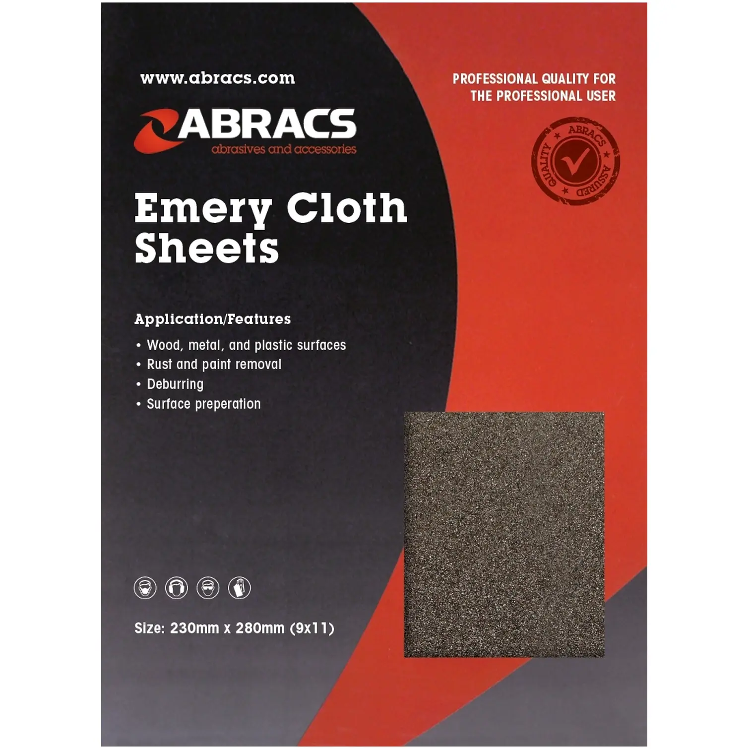 Abracs Emery Cloth 80 Grit