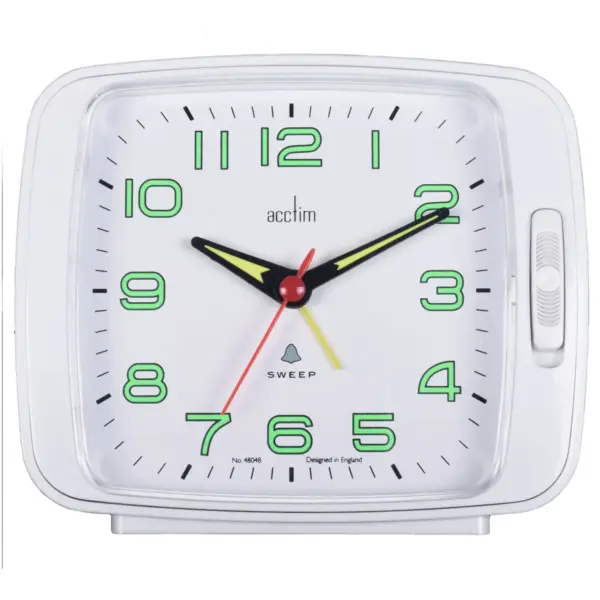 ACC0016 Acctim Ada Alarm Clock White