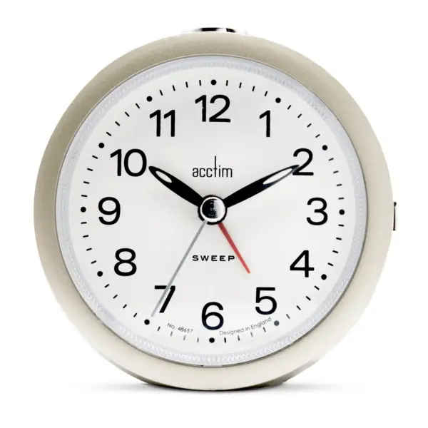 Acctim Elana Champagne Alarm Clock