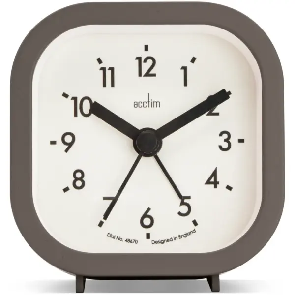 Acctim Robyn Grey Alarm Clock
