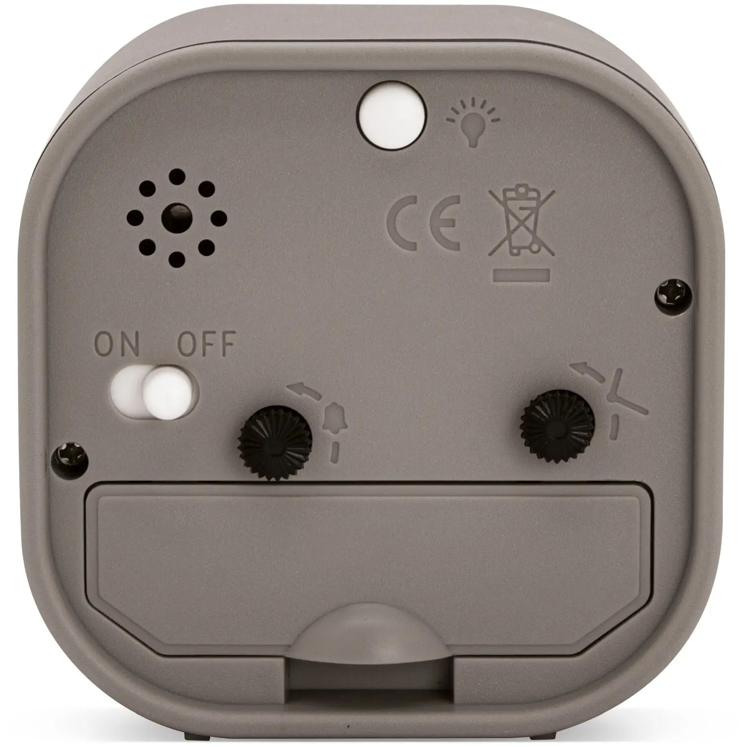 Acctim Robyn Grey Alarm Clock