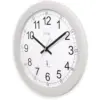 ACC0076_2 Acctim Formia Radio Controlled Wall Clock Silver 30cm