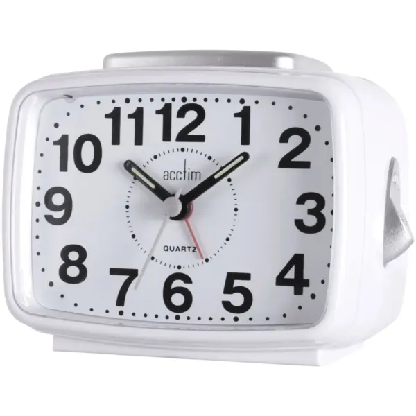 ACC0129 Acctim Titan Alarm Clock White