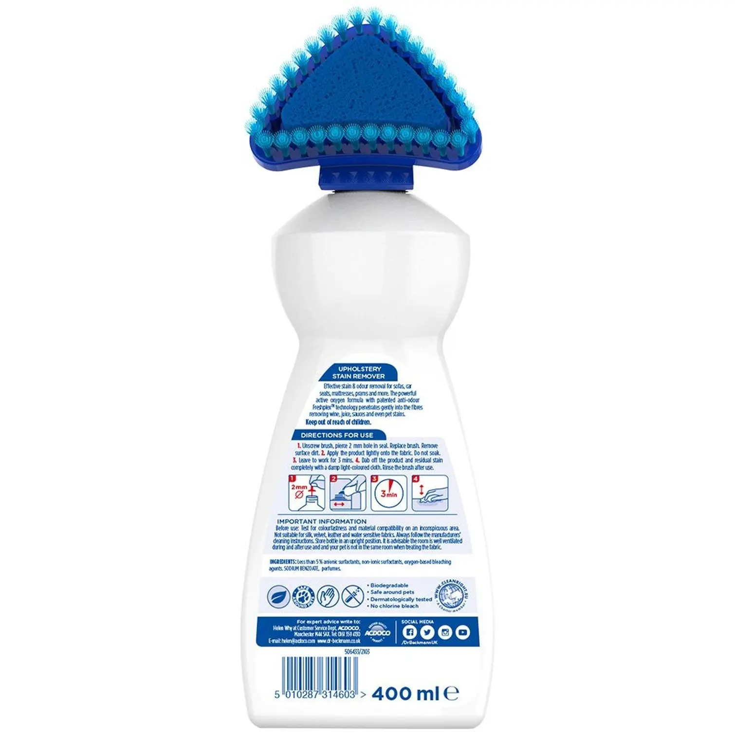 ACD0041_1 Dr.Beckmann Upholstery Stain Remover 400ml