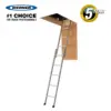 Werner 2 Part Loft Ladder 2.3m to 2.67m