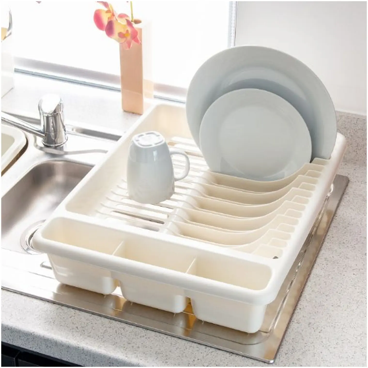 Addis Large Draining Rack Cream