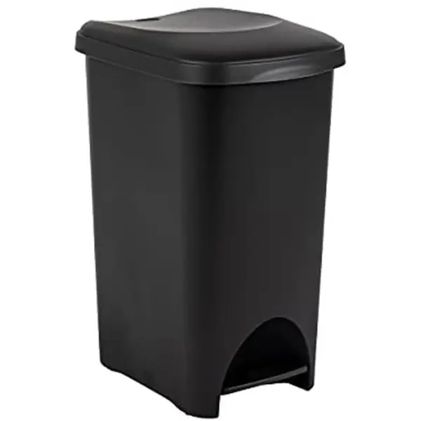 Addis Black Pedal Bin 40Ltr