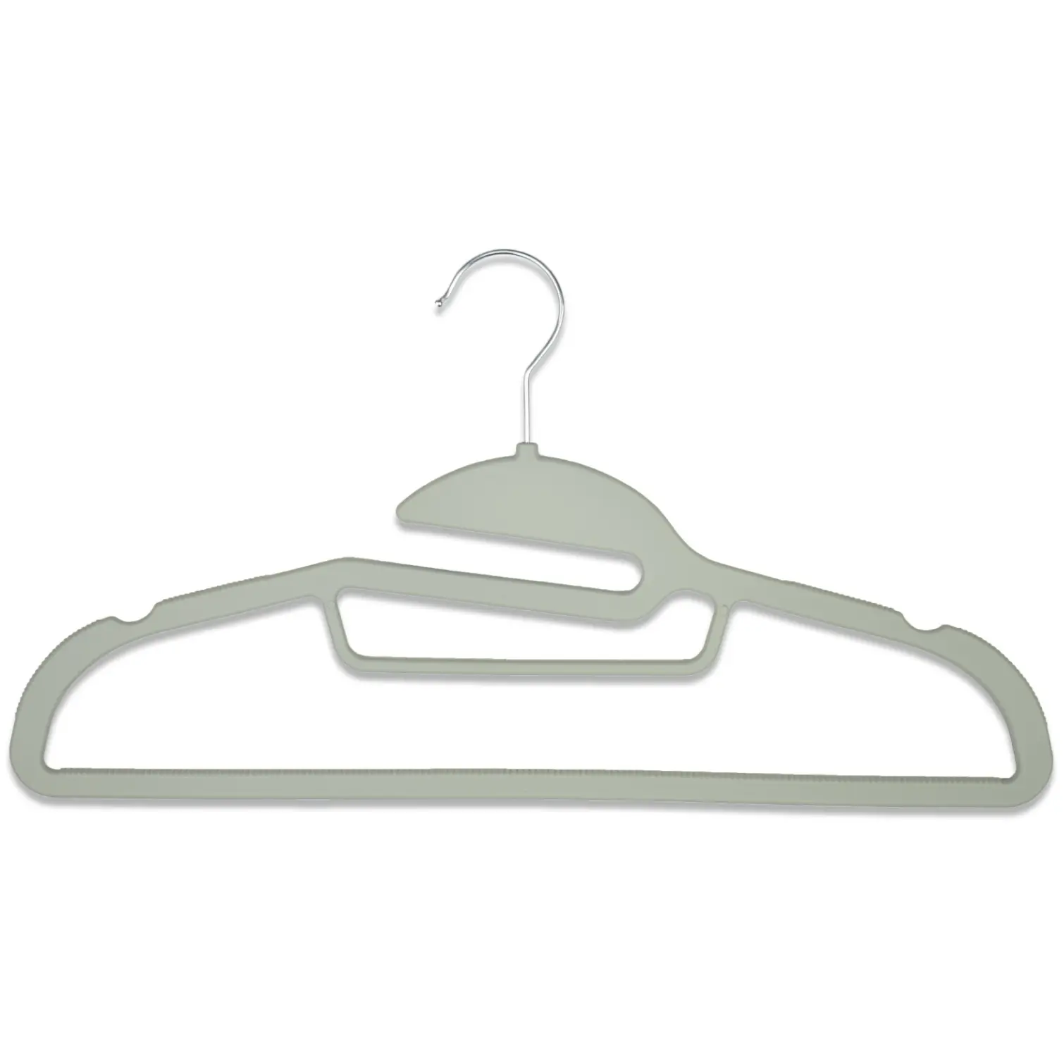 Addis Grey Rubber Hangers 10 Pack for drying clothes indoors in winter UK