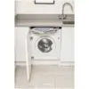 ADD0401_5 Addis Grey Green Fold Flat Laundry Basket 38Ltr