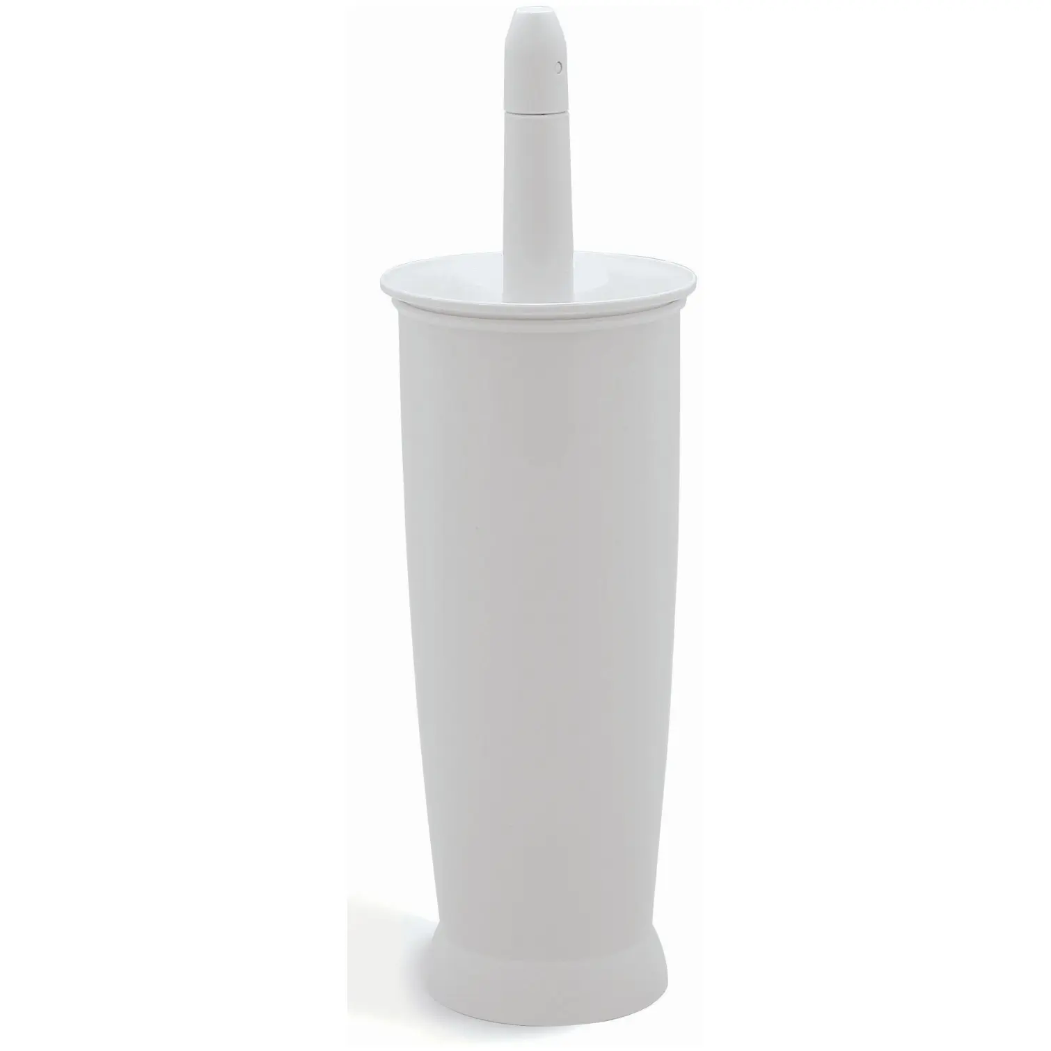 ADD0600 Addis White Closed Toilet Brush Set