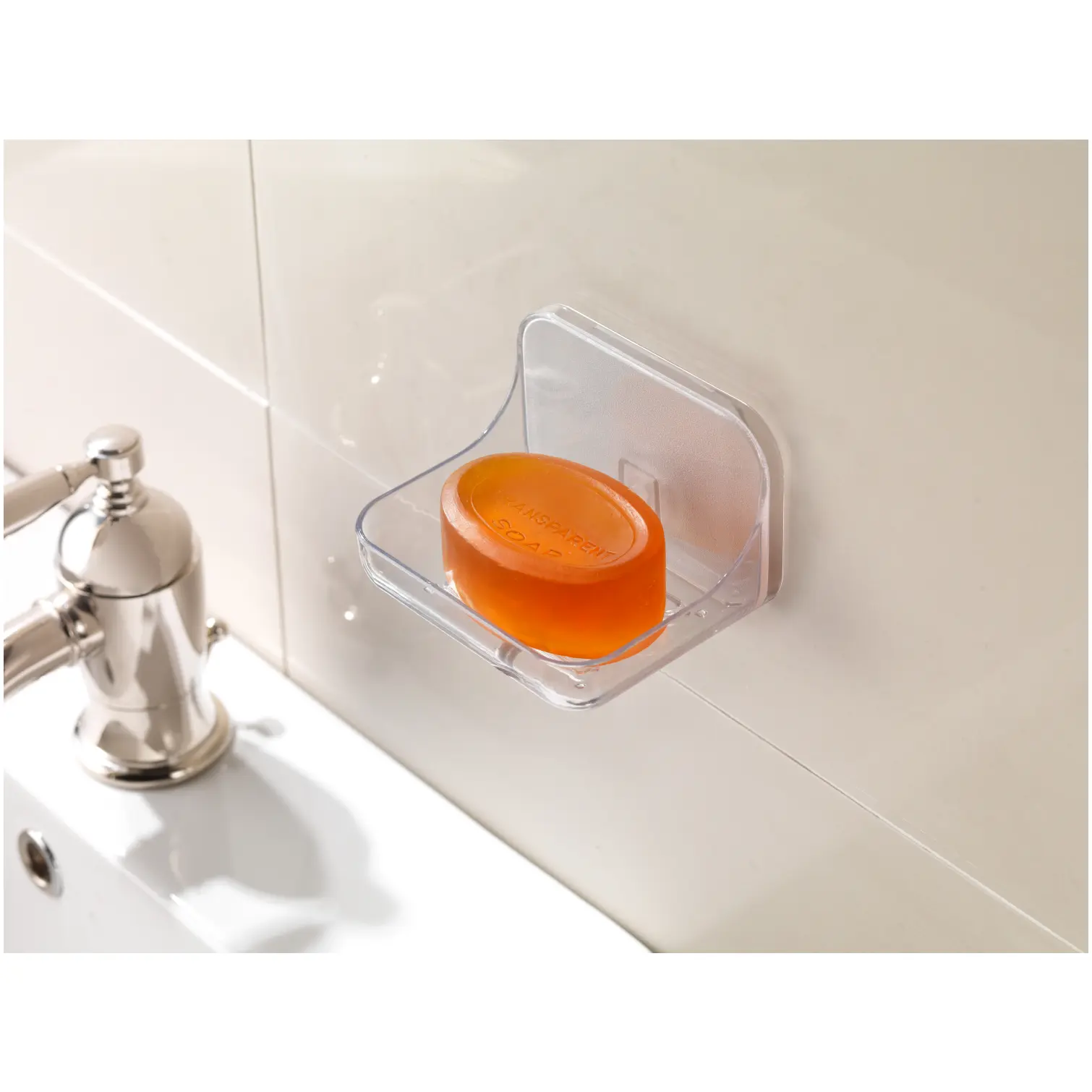 ADD0610_4 Addis Invisifix Soap Dish