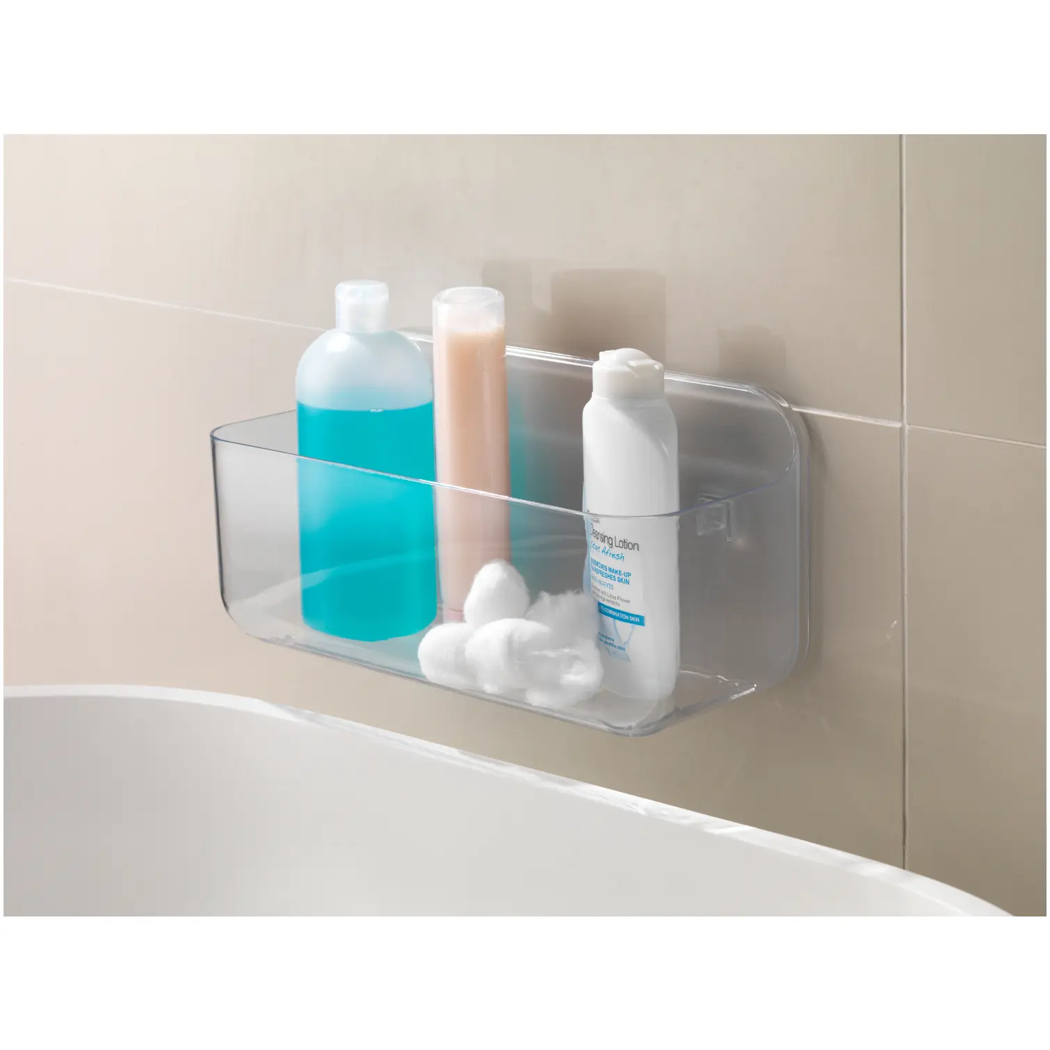 ADD0612_2 Addis Invisifix Large Bathroom Caddy