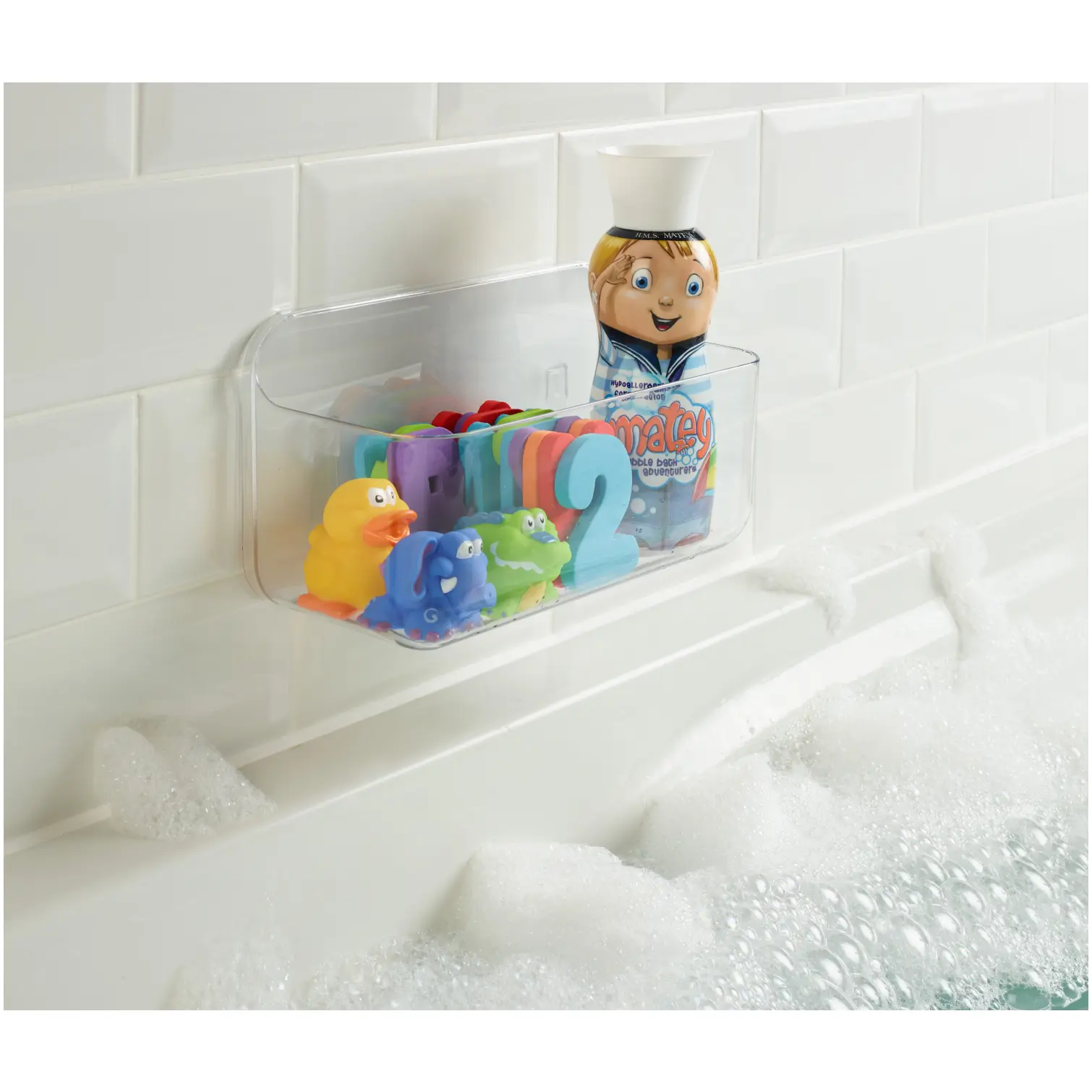 ADD0612_3 Addis Invisifix Large Bathroom Caddy