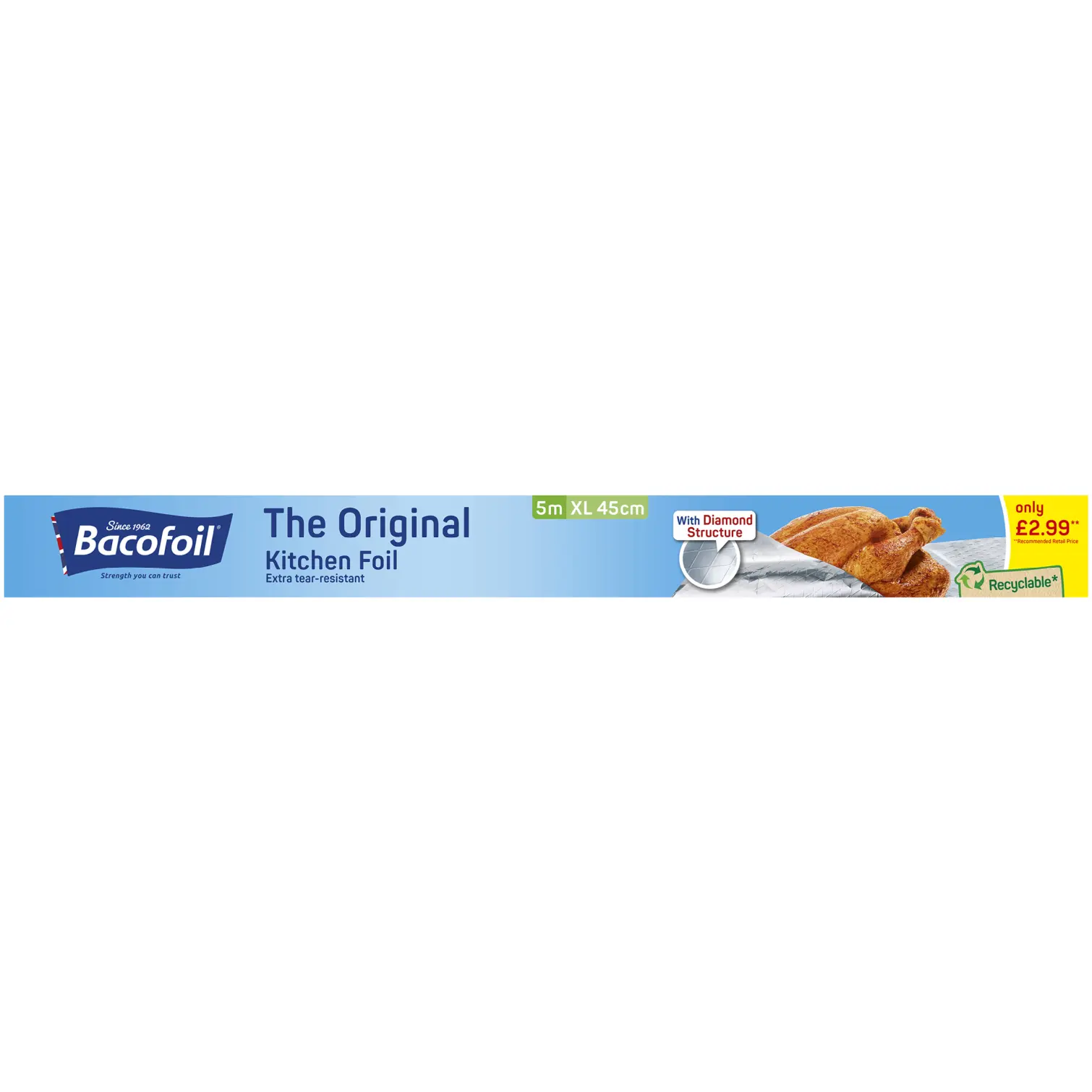 ALC0052 Bacofoil The Original Kitchen Foil 5m x 45cm