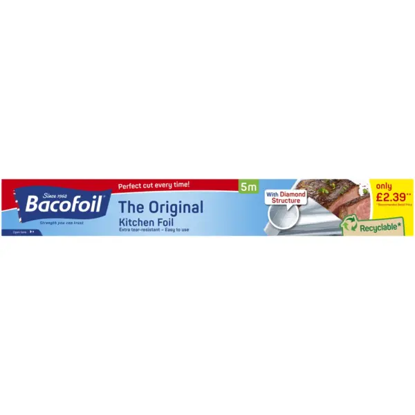 Bacofoil Original Kitchen Foil 30cm x 5m