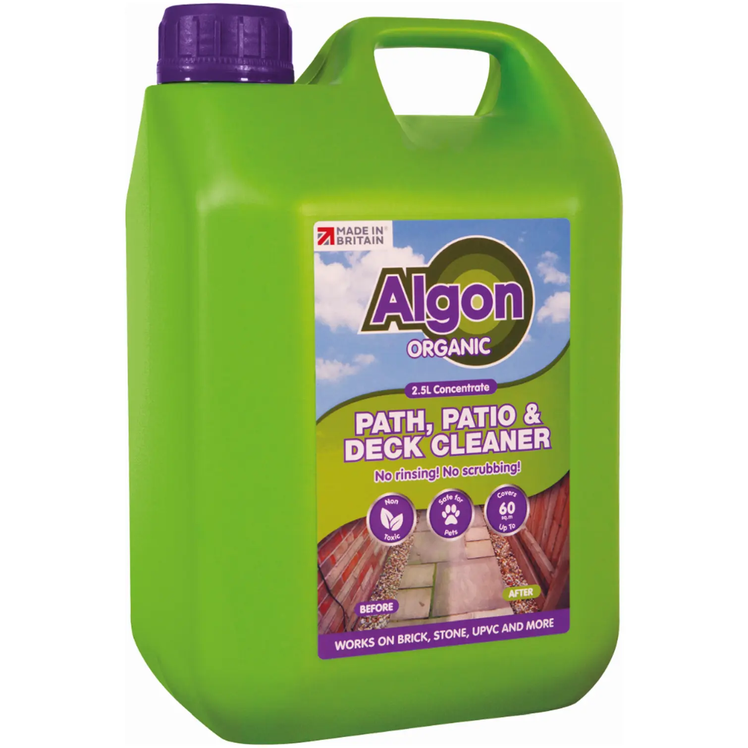 ALG0001 Algon Organic Path & Patio Cleaner 2.5 Litre