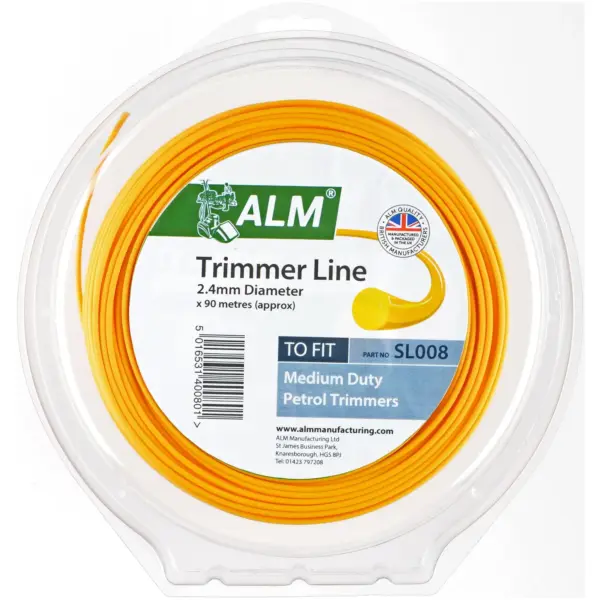 ALM Strimmer Line 90m x 2.4mm