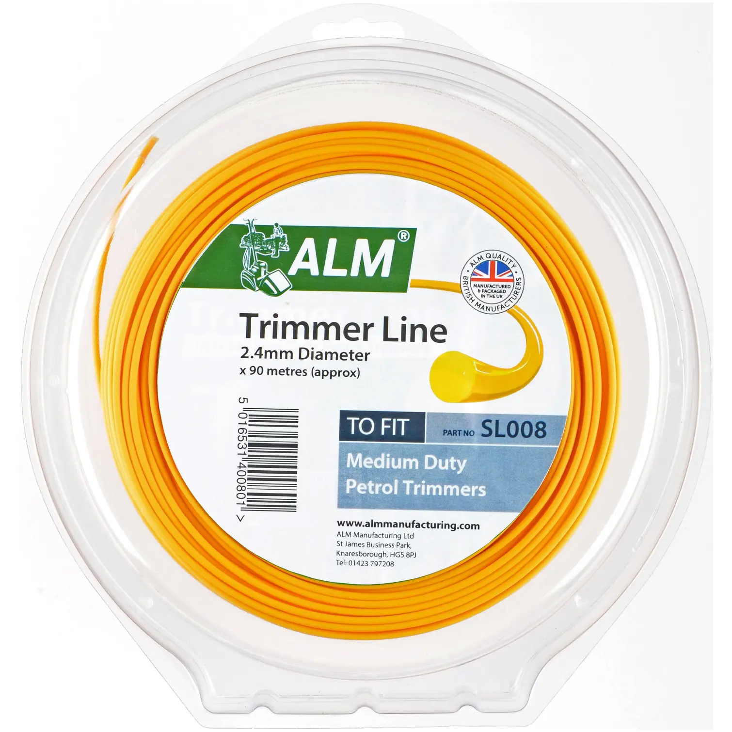 ALM0087 ALM Strimmer Line 90m x 2.4mm