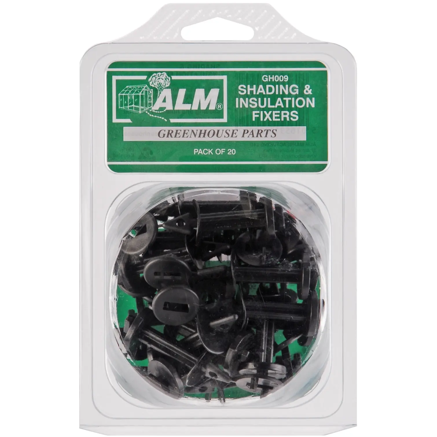 ALM GH009 Shading & Insulation Fixers Pack of 20