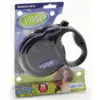 ANC0016_1 Ancol Viva Black Retractable Tape Lead 5m