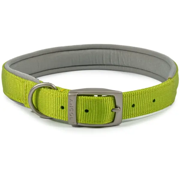 Ancol Viva Lime Padded Adjustable Collar 45-54cm