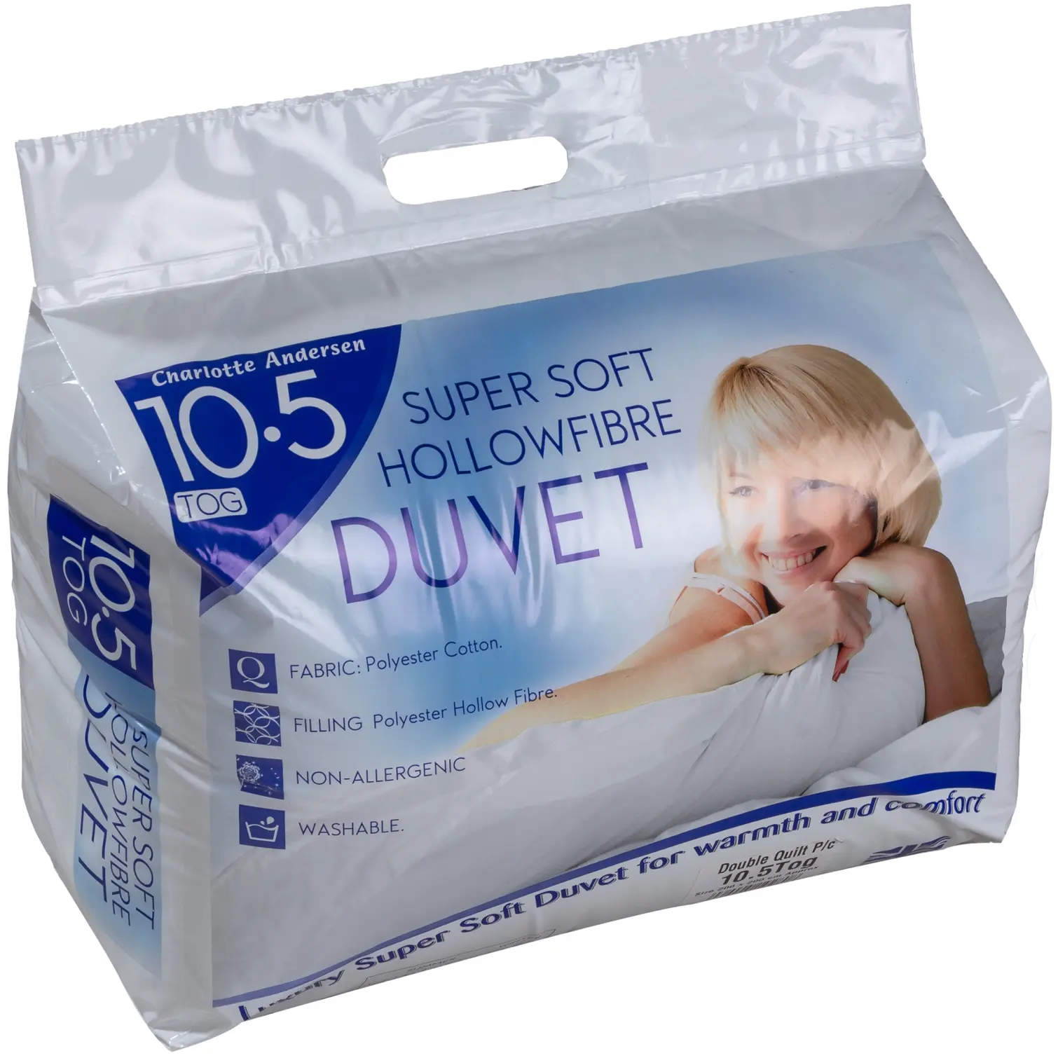 Charlotte Anderson Super Soft Hollowfibre Single Duvet 10.5 Tog