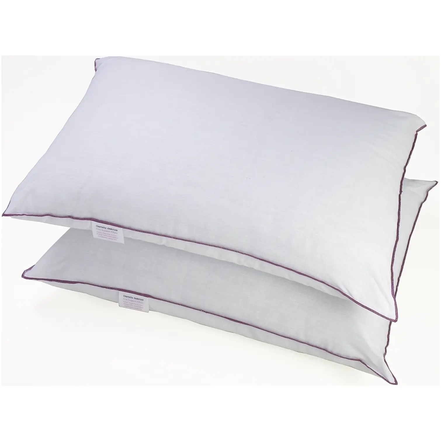Charlotte Anderson Hollowfibre Firm Support Pillows Pack Of 2