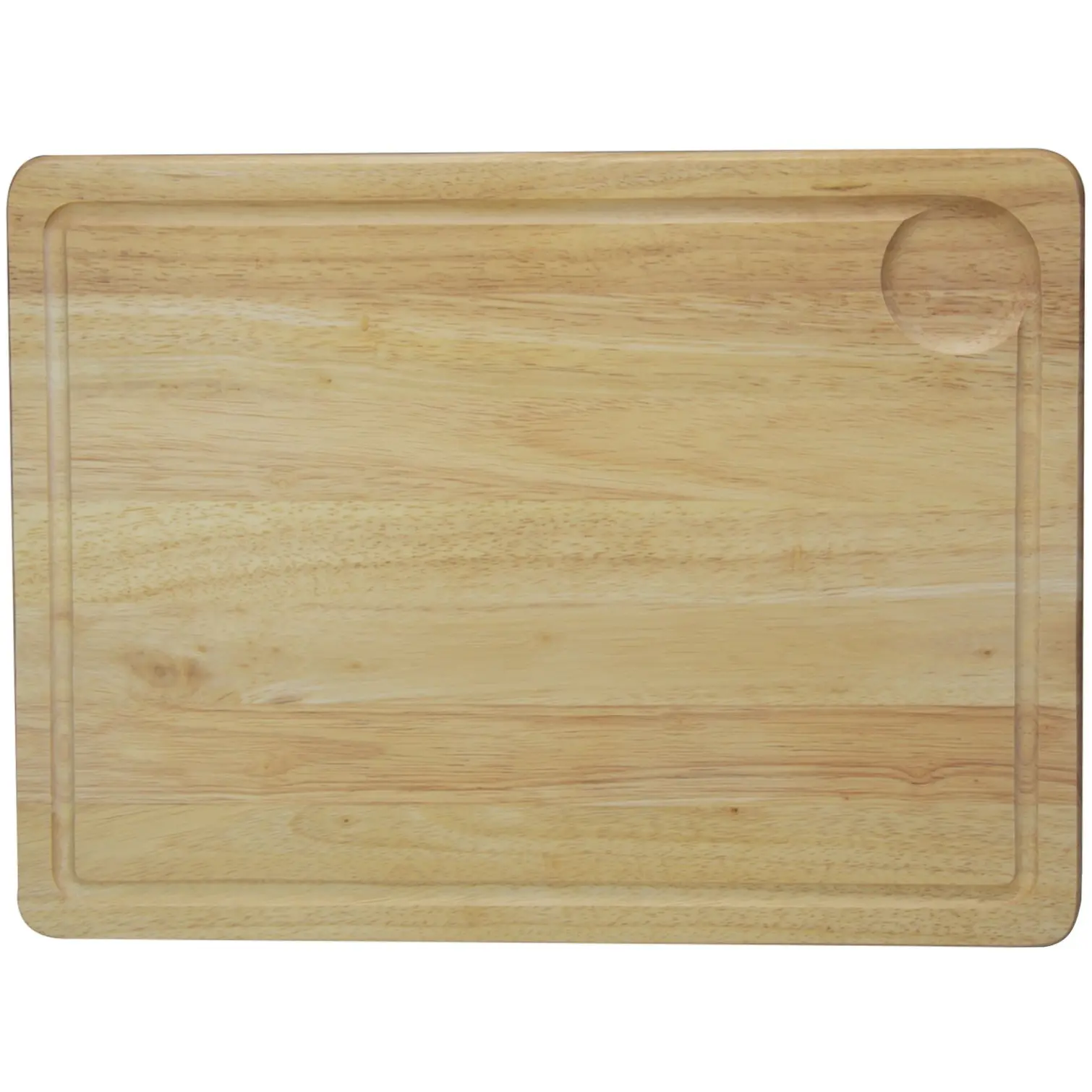 APO0025_1 Apollo Hevea Wood Chopping Board 40x30cm