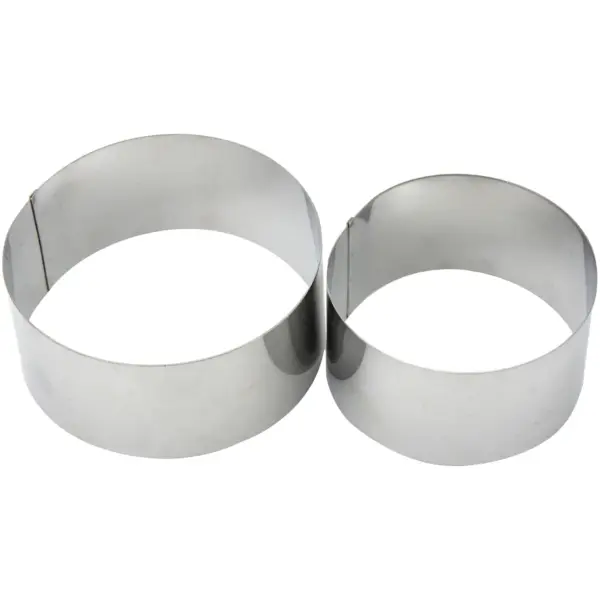 APO0049 Apollo Stainless Steel Food Rings Set of 2