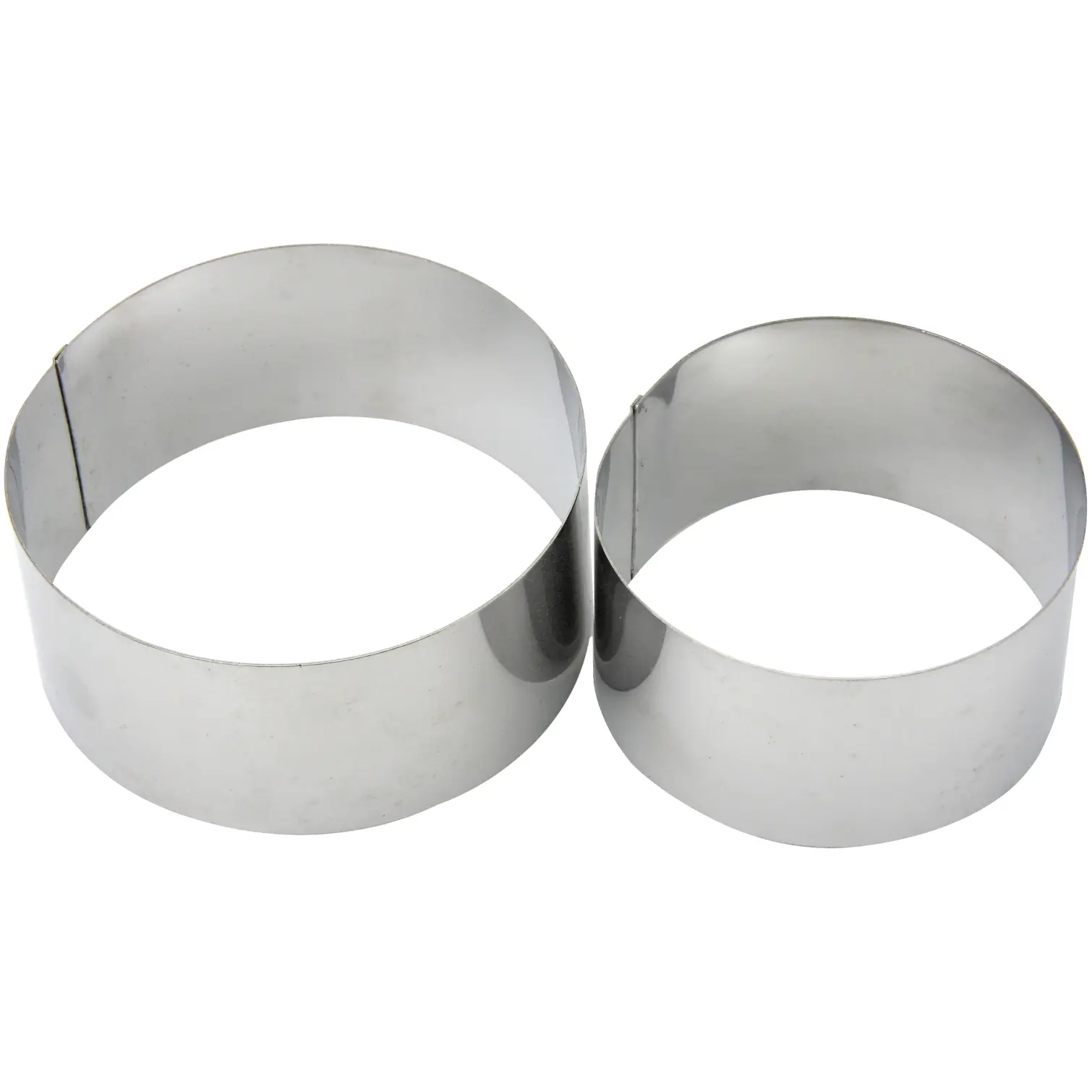 Apollo Stainless Steel Food Rings Set of 2