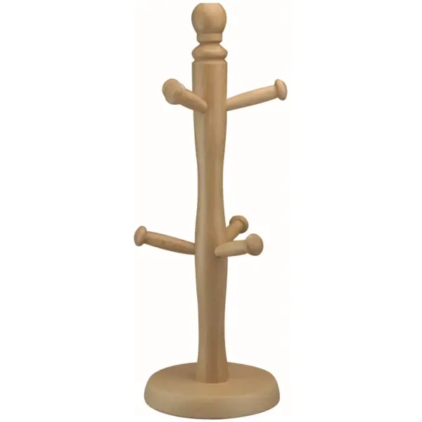APO0072 Apollo Beech Mug Tree 6 Peg