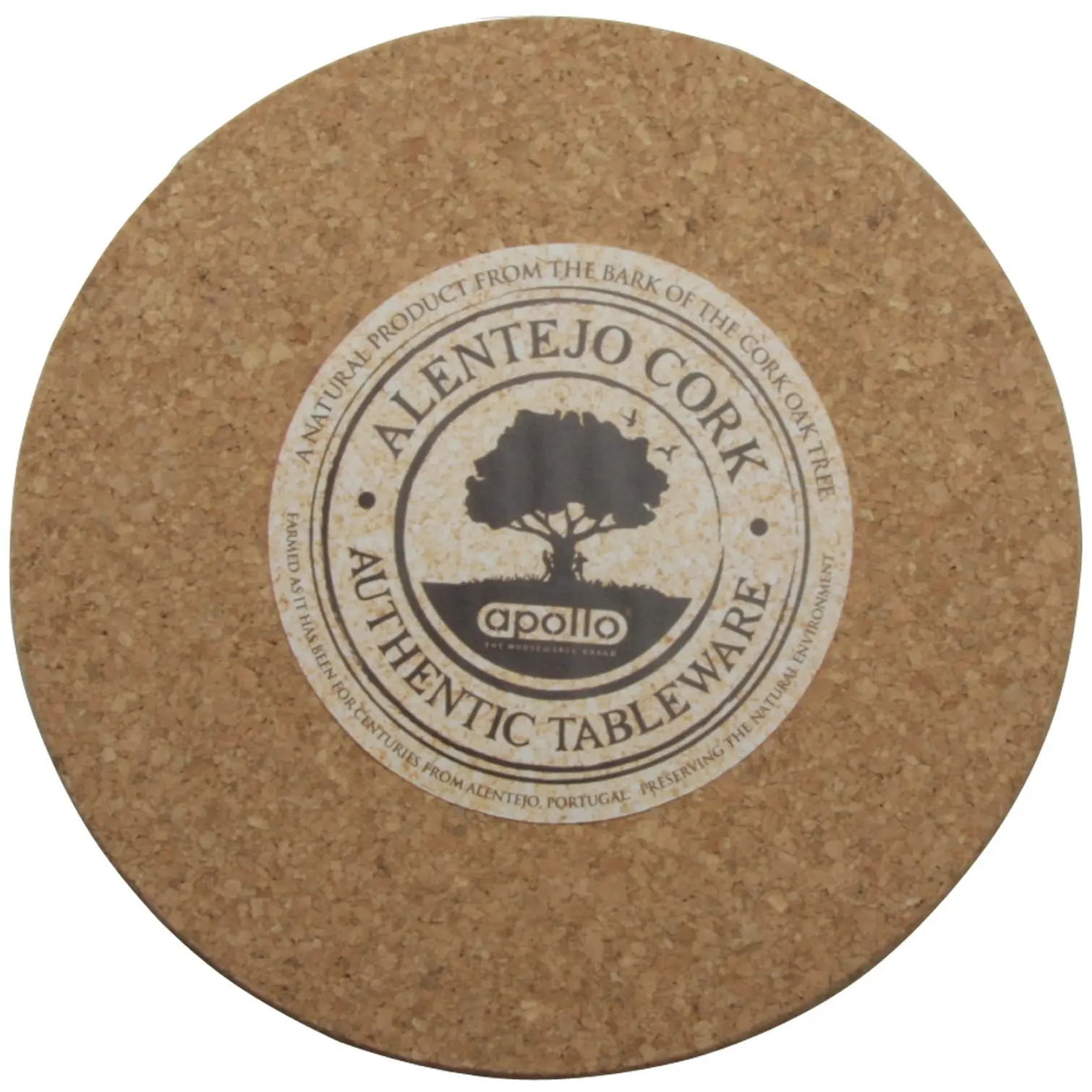 APO0100 Apollo Cork 22cm Round Placemats Set of 6