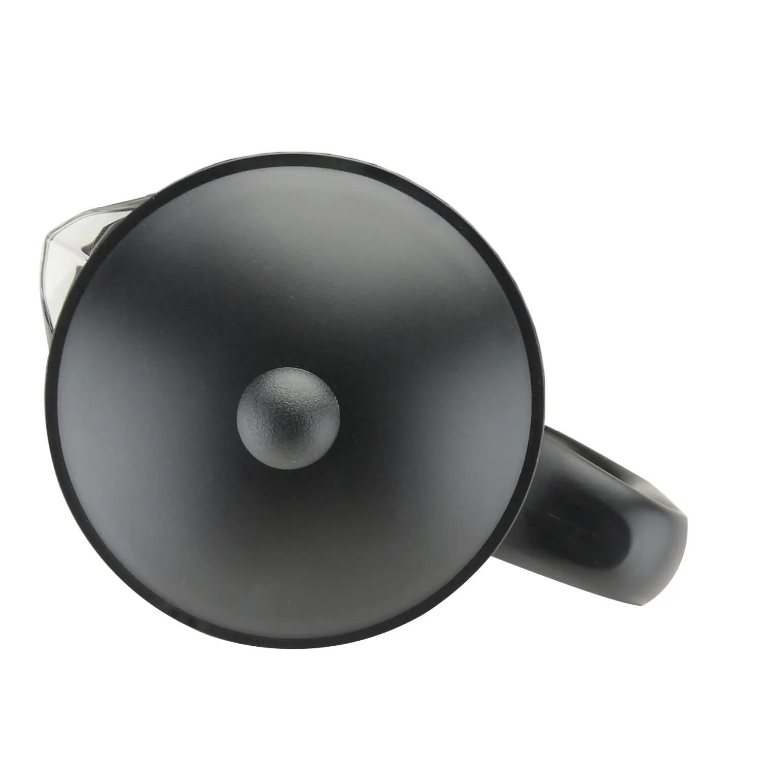 APO0122_3 Apollo Black Plastic Cafetiere 12 Cup 1.5Ltr