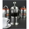APO0123_2 Apollo 3 Cup Stainless Steel Cafetiere 350ml