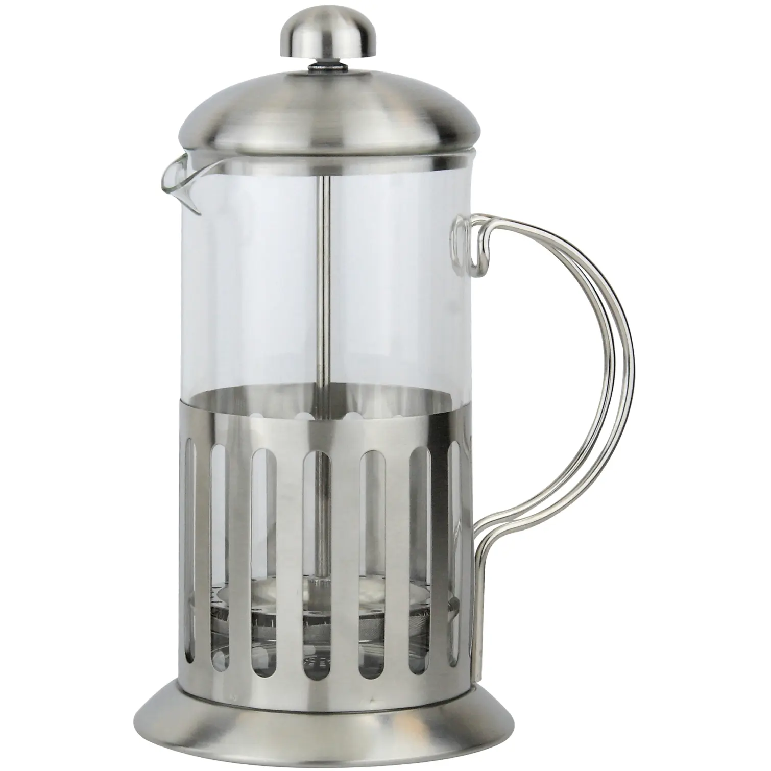 APO0124 Apollo 4 Cup Stainless Steel Cafetiere 600ml