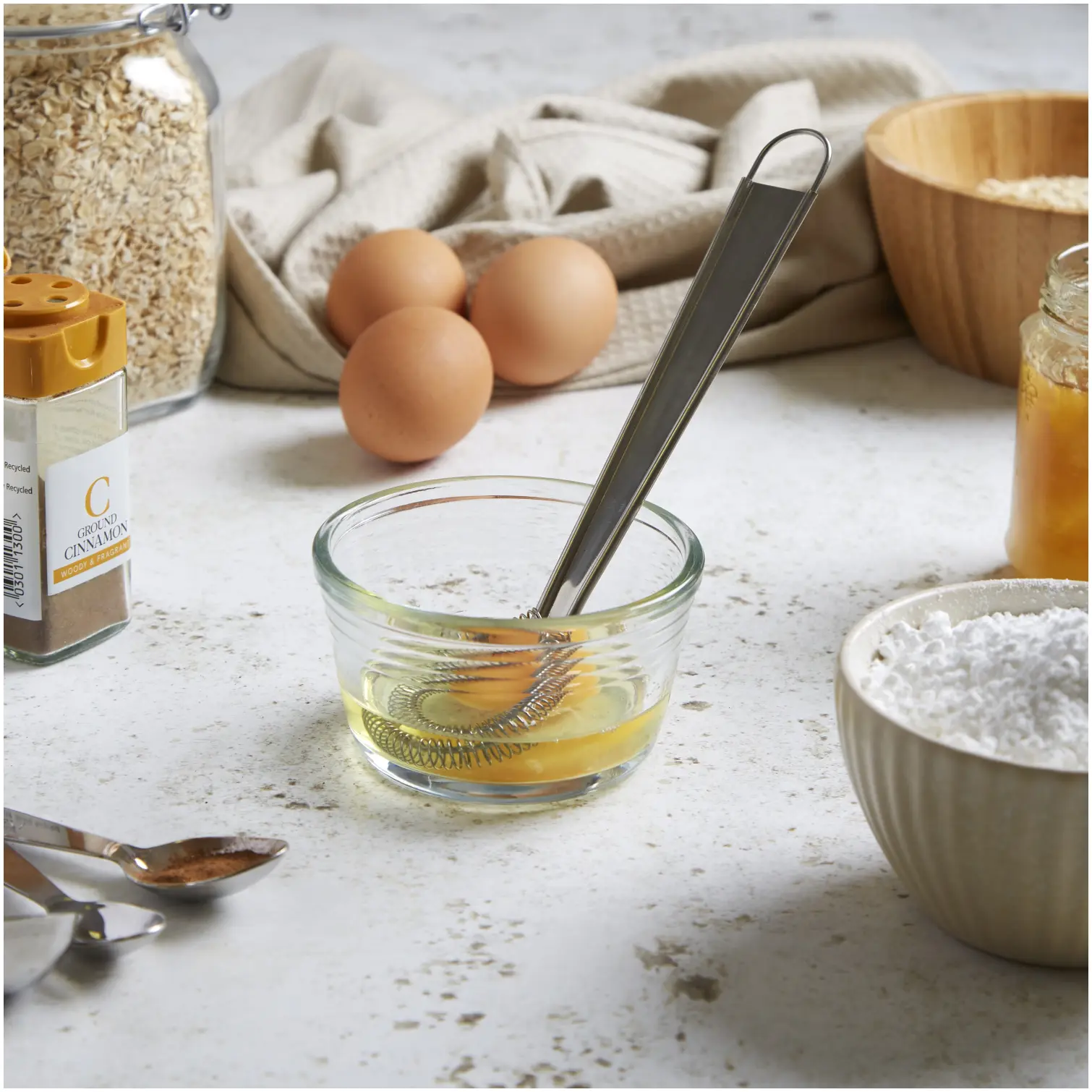 APO0142_3 Apollo Stainless Steel Flat Magic Whisk