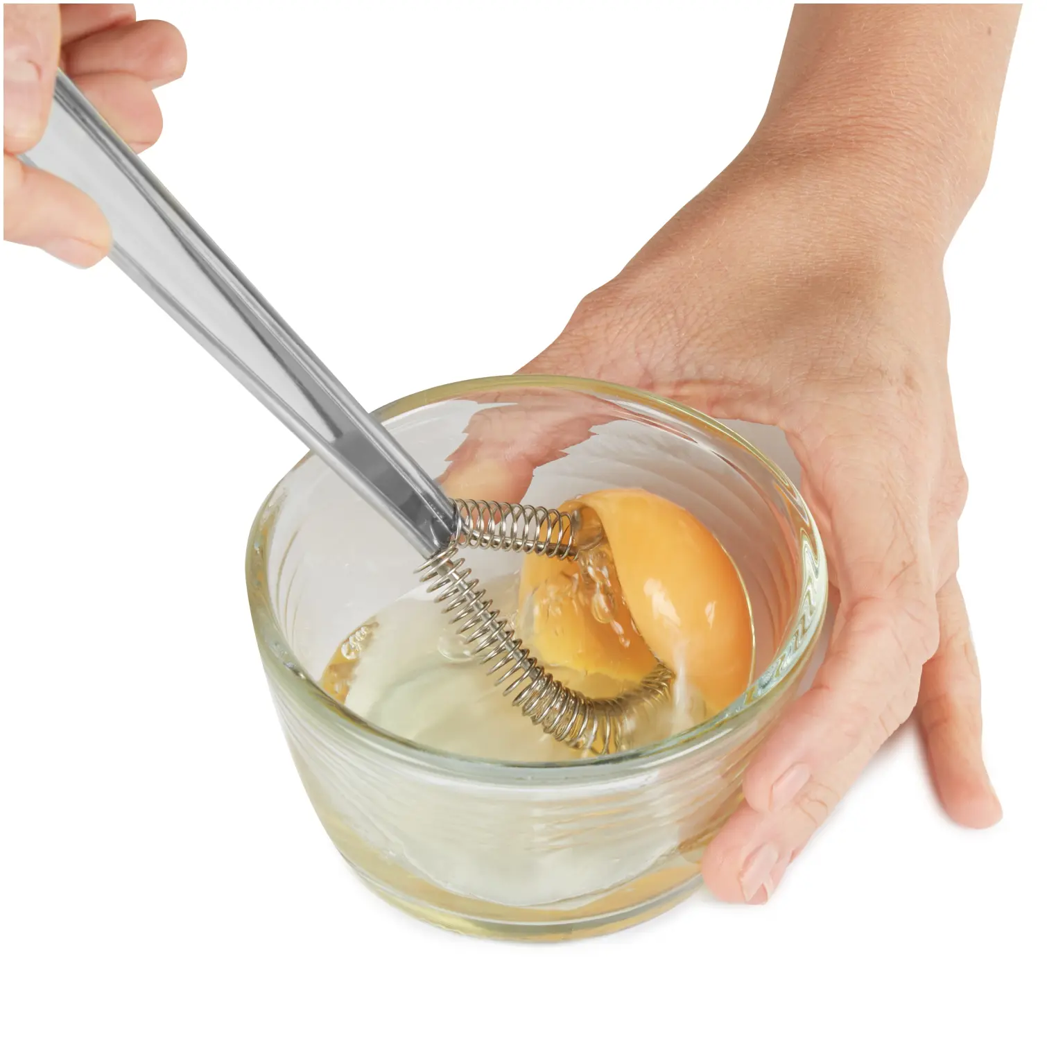 APO0142_4 Apollo Stainless Steel Flat Magic Whisk