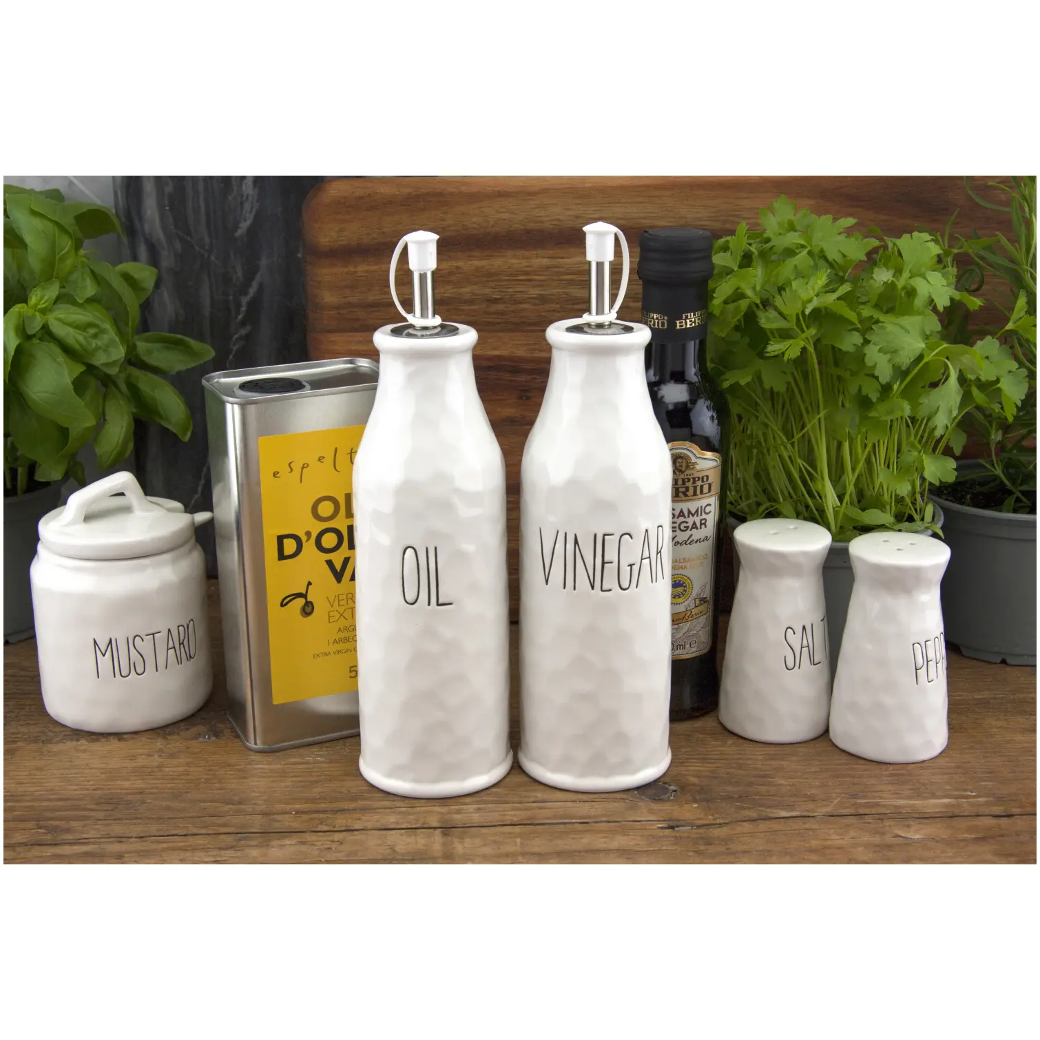 Apollo Dimples Oil & Vinegar Set