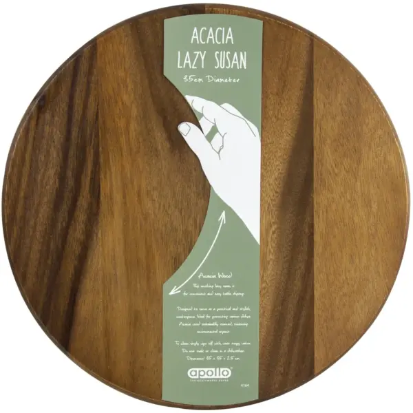 APO0400 Apollo Acacia Lazy Susan 35cm