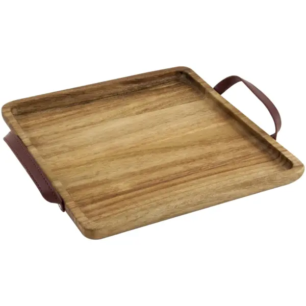 APO0412 Apollo Acacia Square Board Tray 25.5x25.5x2cm