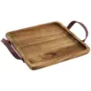 APO0414 Apollo Acacia Square Tray Board 20.5x20.5x2cm