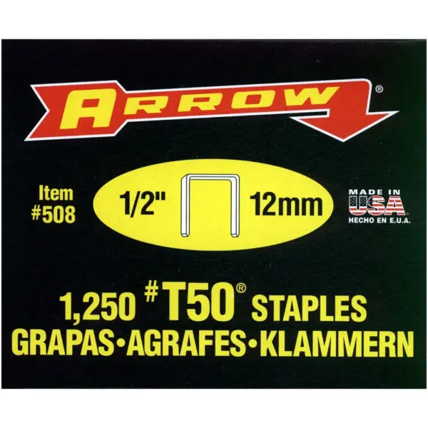 ARR0004 Arrow 12mm T50 Staples