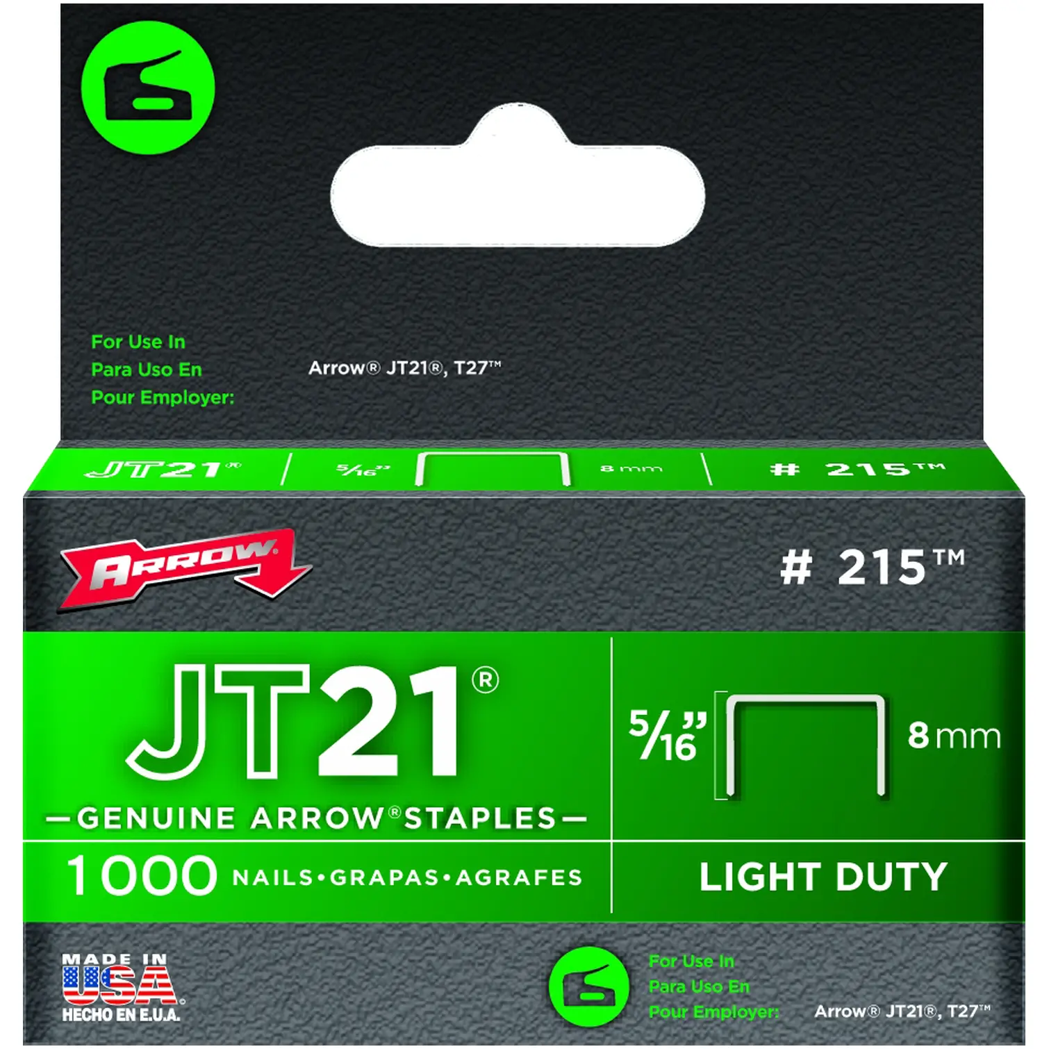 Arrow 8mm JT21 Staples