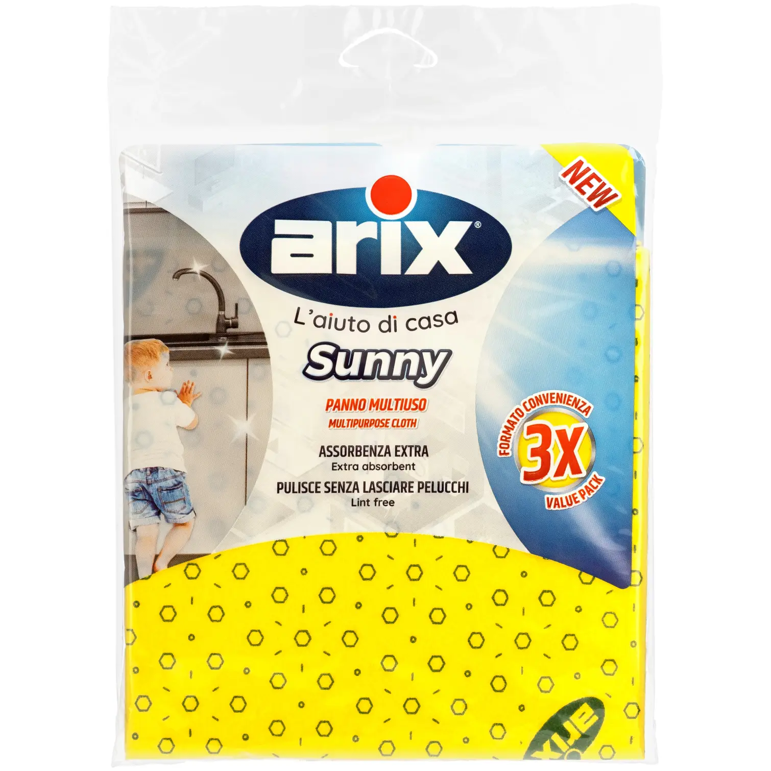 Arix Sunny Multipurpose Cloth pk3