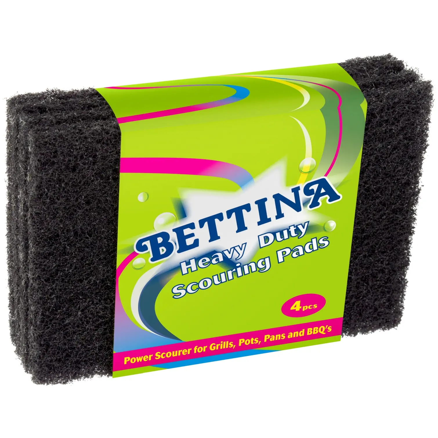 ARX0100 Bettina Heavy Duty Scouring Pads pk4