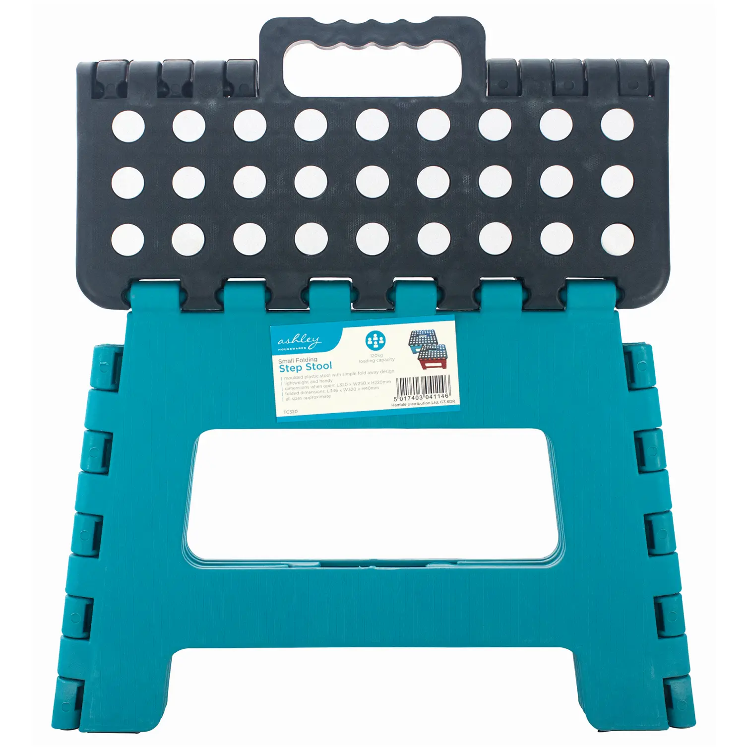 ASH0024 Ashley Small Folding Step Stool 32x25x22cm
