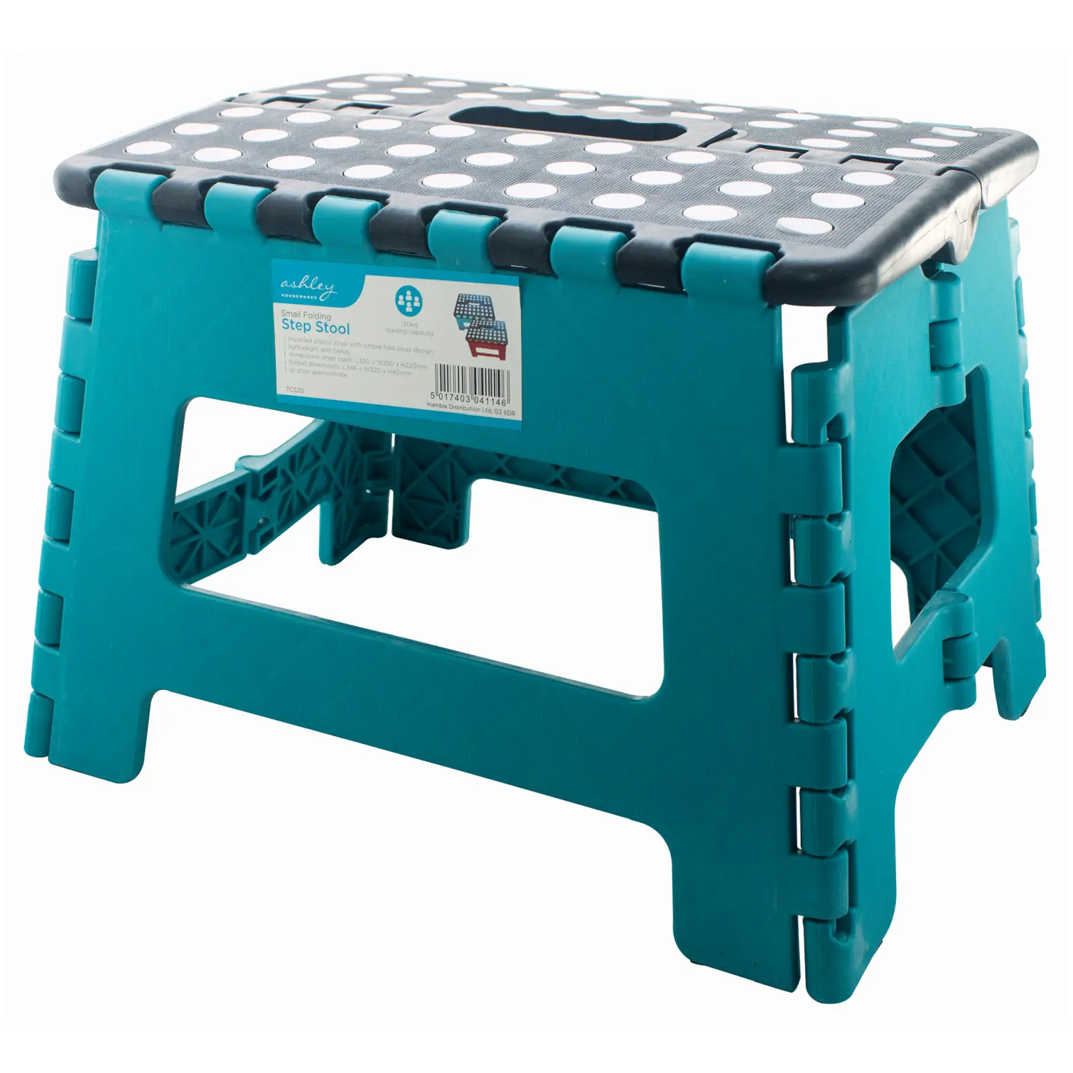 ASH0024_1 Ashley Small Folding Step Stool 32x25x22cm