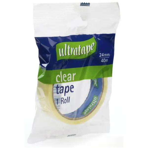 ASL0036 Ultratape Clear Sellotape 24mm x 40m